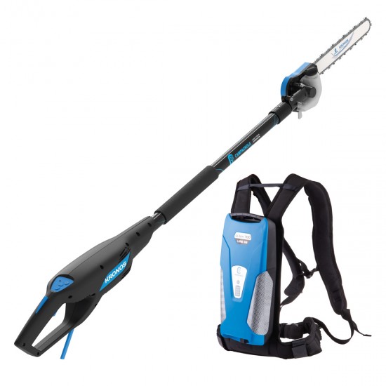 KRONOS KIT AKÜLÜ YÜKSEK DAL BUDAMA TESTERESİ TELESKOPİK 